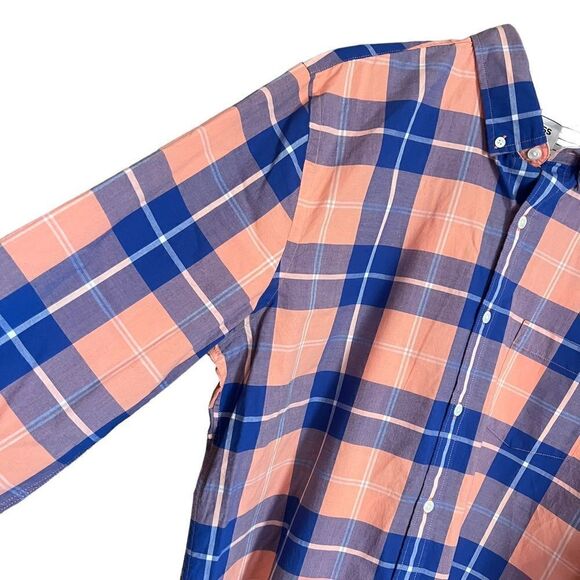 NWT! Express plaid soft wash button down shirt. Size large - Picture 10 of 12